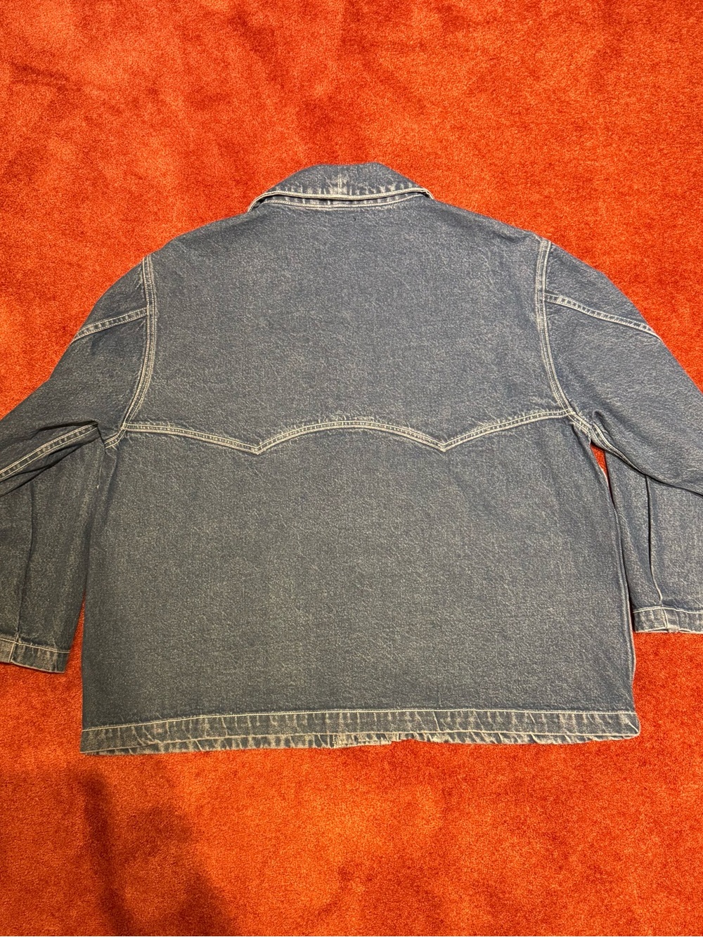 Rudy Jude Big Denim Jacket in Tumbled Indigo - Picture 8 of 8